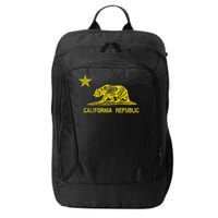 Golden California Republic Bear Flag City Backpack