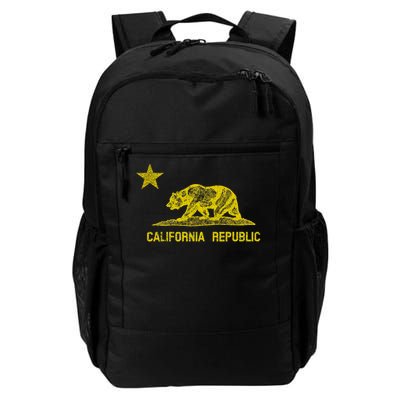 Golden California Republic Bear Flag Daily Commute Backpack