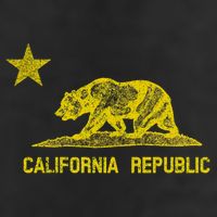 Golden California Republic Bear Flag 11oz C Handle Ceramic Mug