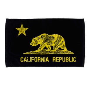 Golden California Republic Bear Flag Microfiber Hand Towel