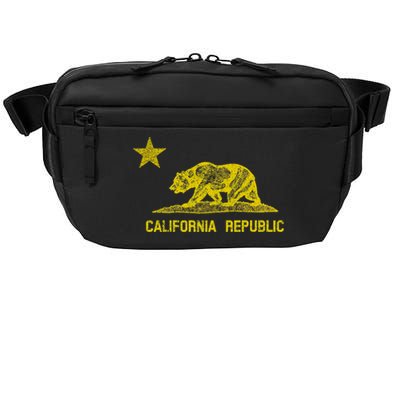 Golden California Republic Bear Flag Crossbody Pack