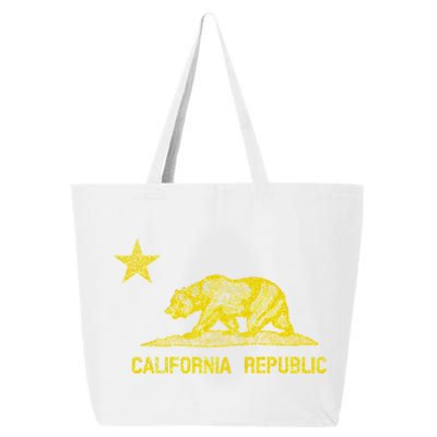 Golden California Republic Bear Flag 25L Jumbo Tote