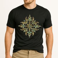 Golden Chaos Star Cooling Performance Crew T-Shirt