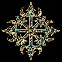 Golden Chaos Star Cooling Performance Crew T-Shirt