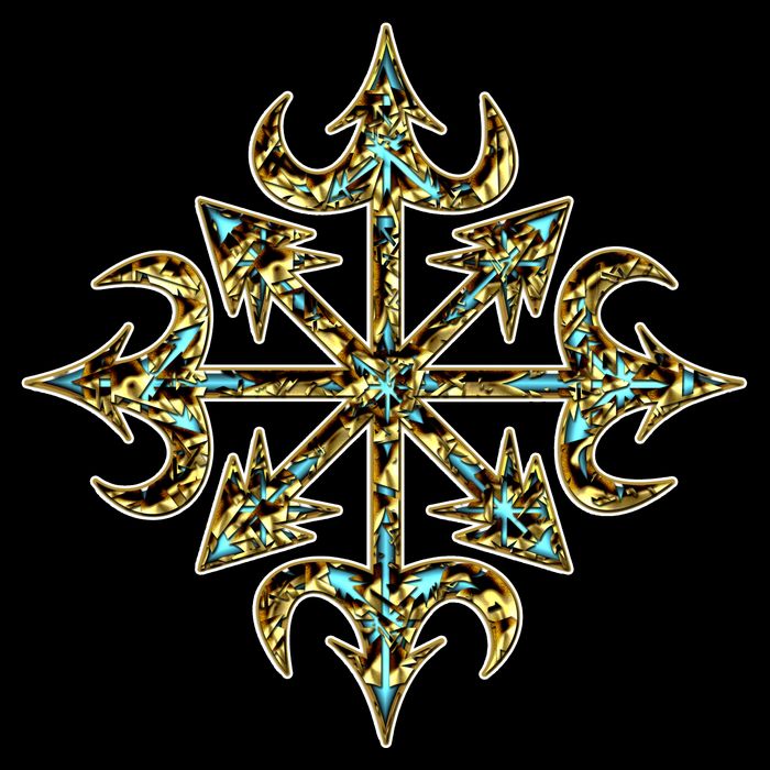 Golden Chaos Star Apron