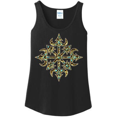 Golden Chaos Star Ladies Essential Tank