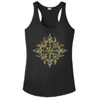 Golden Chaos Star Ladies PosiCharge Competitor Racerback Tank