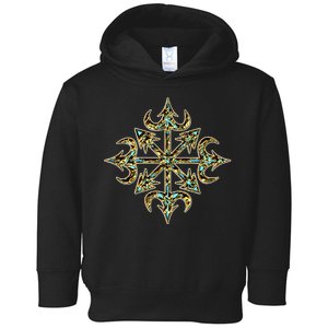 Golden Chaos Star Toddler Hoodie