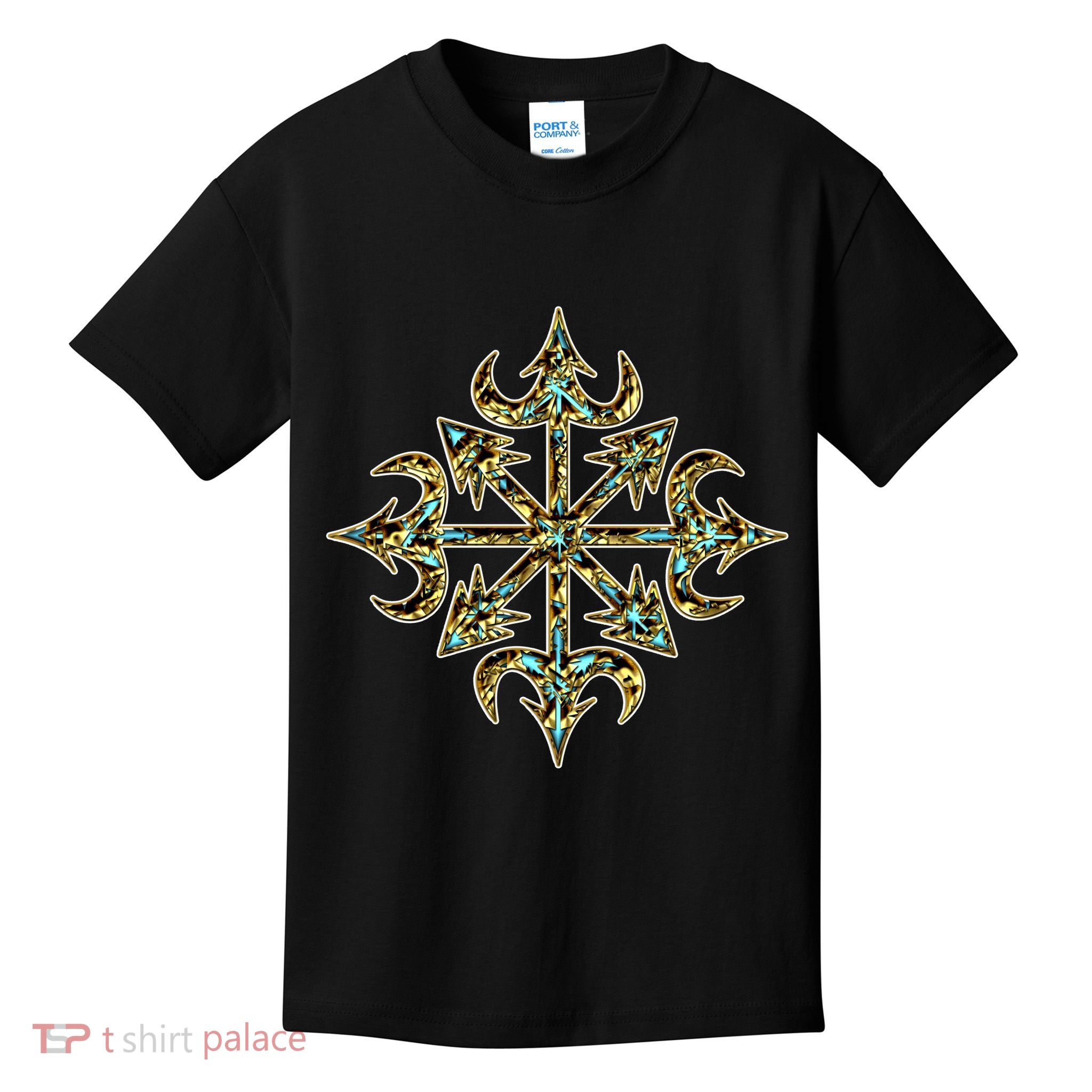 Golden Chaos Star Kids T-Shirt