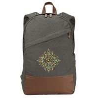 Golden Chaos Star Cotton Canvas Backpack