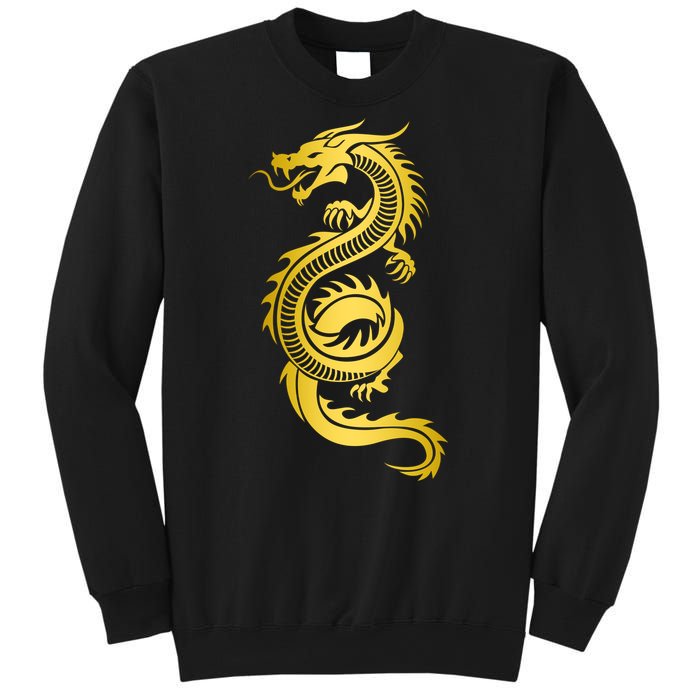 Golden Chinese Dragon Sweatshirt