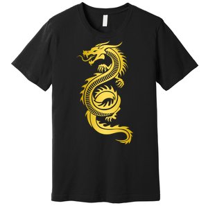 Golden Chinese Dragon Premium T-Shirt