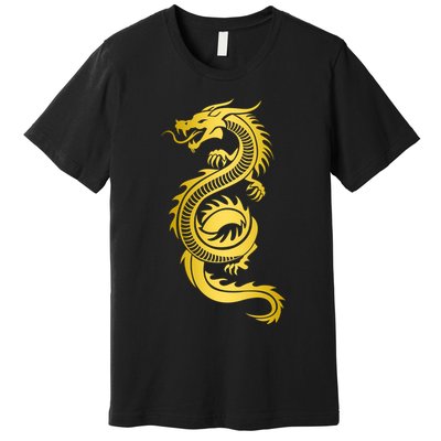 Golden Chinese Dragon Premium T-Shirt
