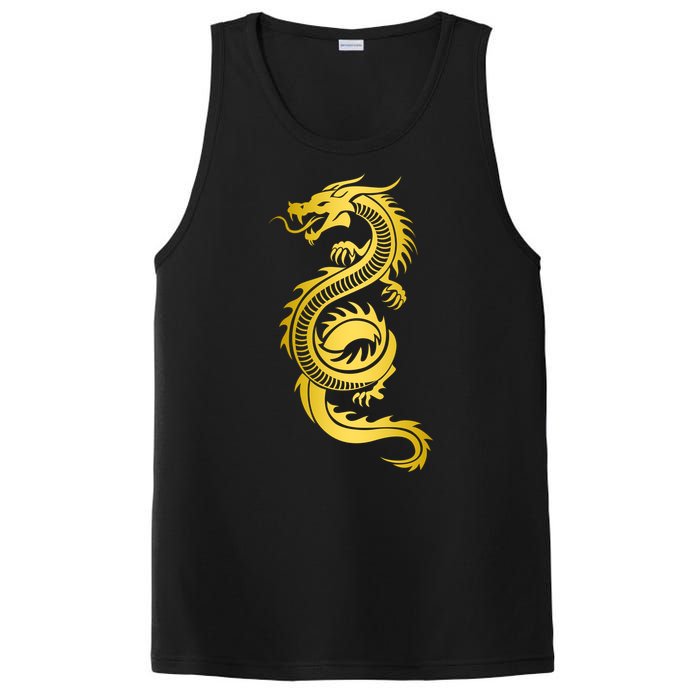 Golden Chinese Dragon PosiCharge Competitor Tank