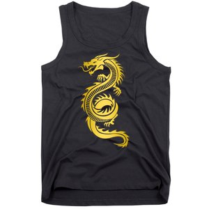 Golden Chinese Dragon Tank Top