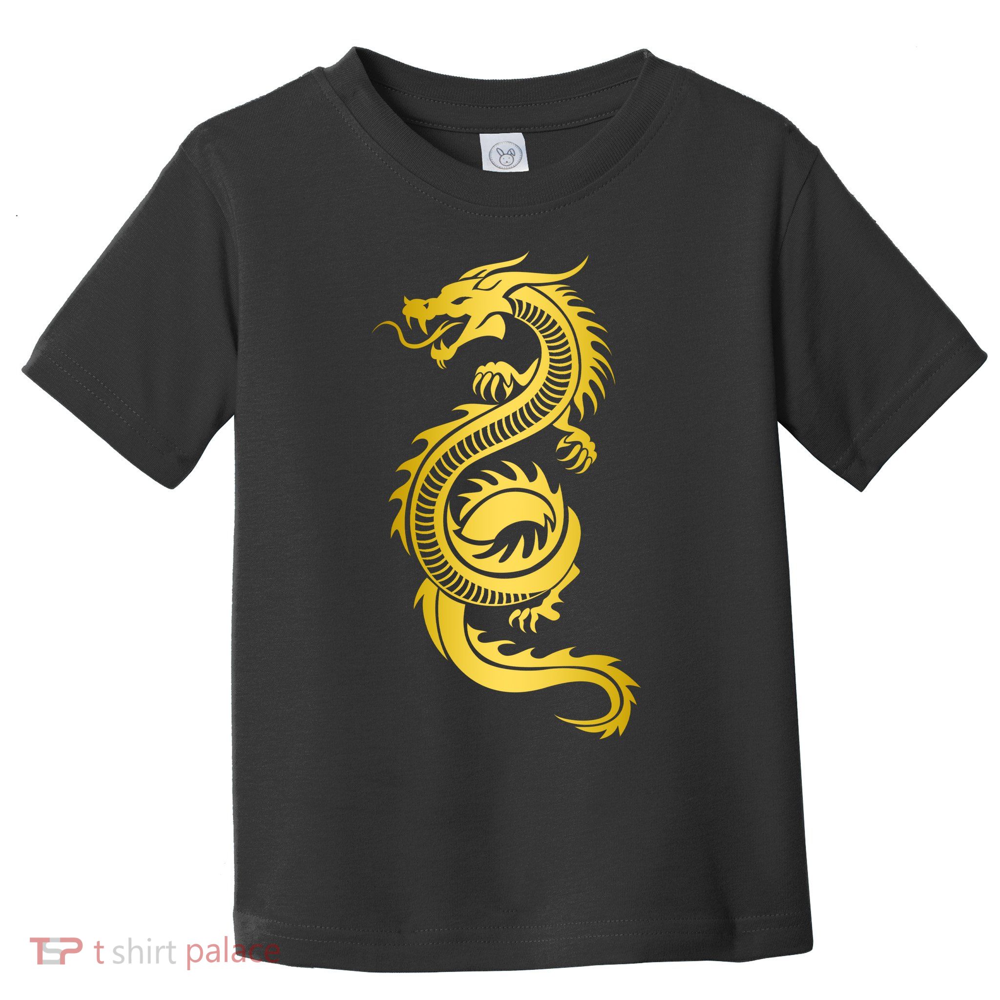 Golden Chinese Dragon Toddler T-Shirt