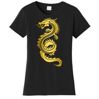 Golden Chinese Dragon Women's T-Shirt