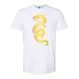 Golden Chinese Dragon Softstyle CVC T-Shirt