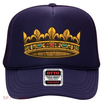 Golden Crown High Crown Mesh Back Trucker Hat
