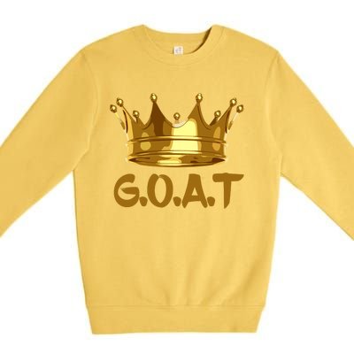 Golden Crown GOAT Great Of All Time Limited Edition Premium Crewneck Sweatshirt