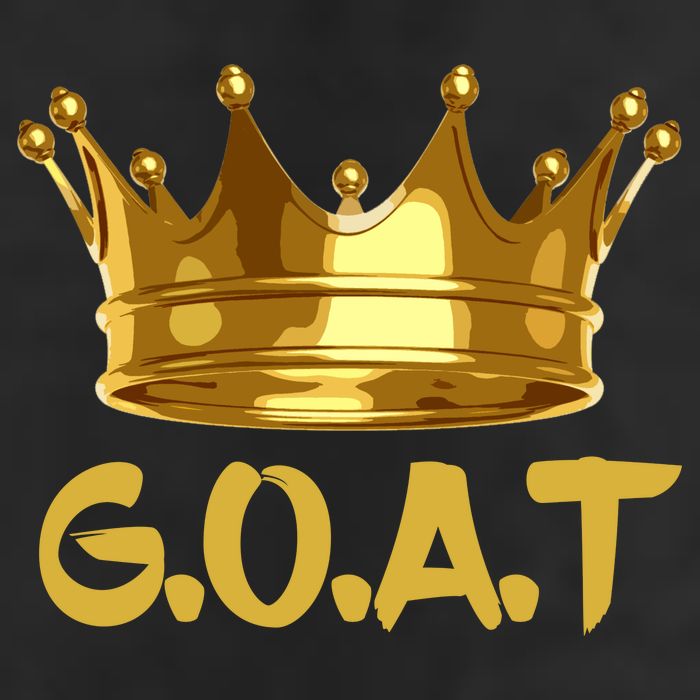 Golden Crown GOAT Great Of All Time Limited Edition 7 Panel Mesh Trucker Snapback Hat