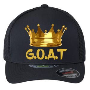 Golden Crown GOAT Great Of All Time Limited Edition Flexfit Unipanel Trucker Cap