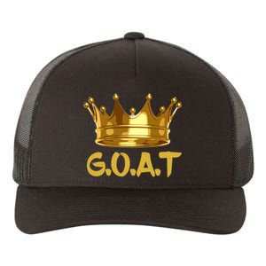 Golden Crown GOAT Great Of All Time Limited Edition Yupoong Adult 5-Panel Trucker Hat