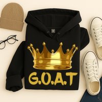 Golden Crown GOAT Great Of All Time Limited Edition Hoodie
