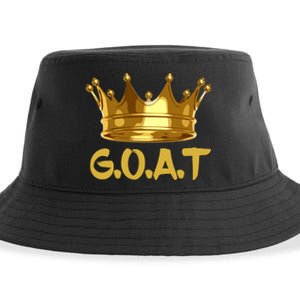 Golden Crown GOAT Great Of All Time Limited Edition Sustainable Bucket Hat