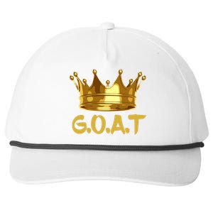 Golden Crown GOAT Great Of All Time Limited Edition Snapback Five-Panel Rope Hat