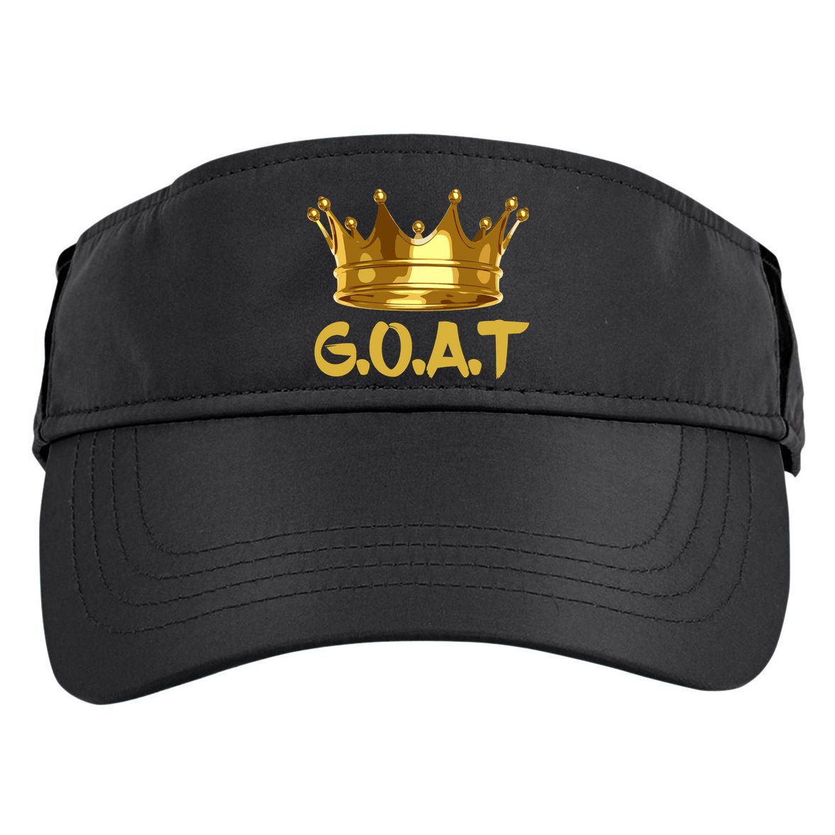 Golden Crown GOAT Great Of All Time Limited Edition Adult Drive Performance Visor