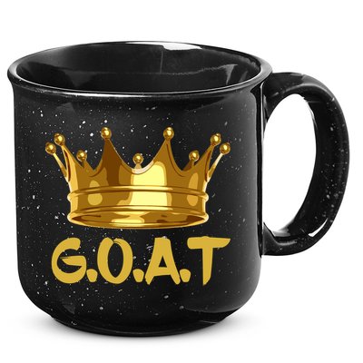 Golden Crown GOAT Great Of All Time Limited Edition 15oz Campfire Ceramic Mug