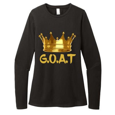 Golden Crown GOAT Great Of All Time Limited Edition Womens CVC Long Sleeve Shirt