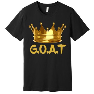 Golden Crown GOAT Great Of All Time Limited Edition Premium T-Shirt