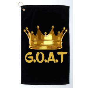 Golden Crown GOAT Great Of All Time Limited Edition Platinum Collection Golf Towel