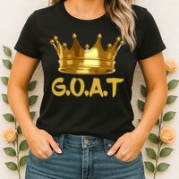 Golden Crown GOAT Great Of All Time Limited Edition Womens T-Shirt