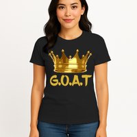 Golden Crown GOAT Great Of All Time Limited Edition Womens T-Shirt