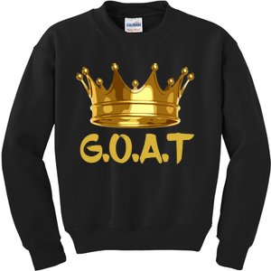 Golden Crown GOAT Great Of All Time Limited Edition Kids Sweatshirt