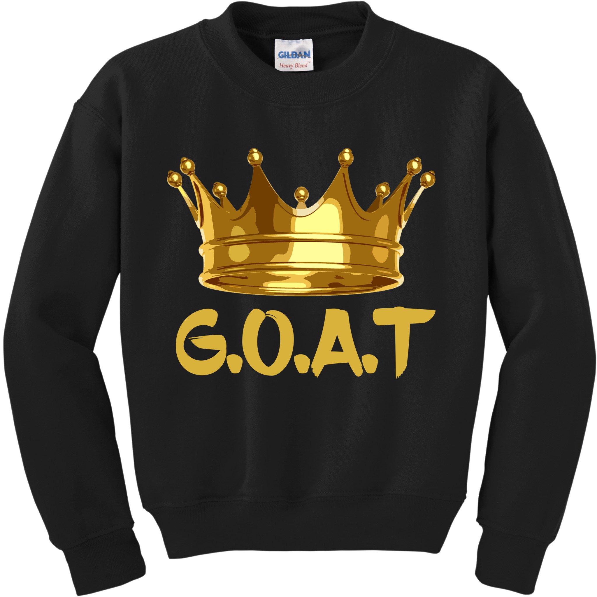 Golden Crown GOAT Great Of All Time Limited Edition Kids Sweatshirt