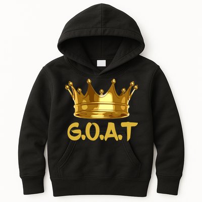 Golden Crown GOAT Great Of All Time Limited Edition Kids Hoodie