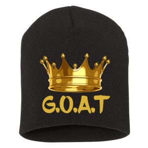 Golden Crown GOAT Great Of All Time Limited Edition Short Acrylic Beanie