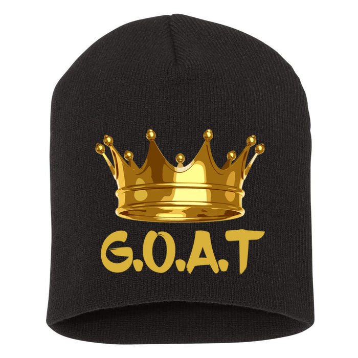 Golden Crown GOAT Great Of All Time Limited Edition Short Acrylic Beanie