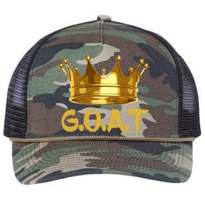 Golden Crown GOAT Great Of All Time Limited Edition Retro Rope Trucker Hat Cap