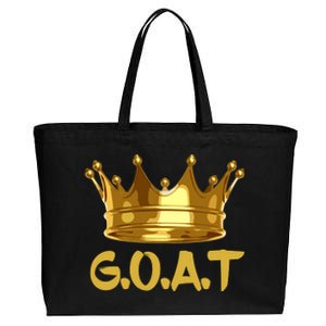 Golden Crown GOAT Great Of All Time Limited Edition Cotton Canvas Jumbo Tote