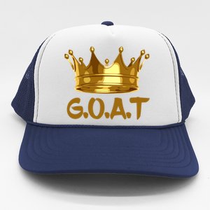 Golden Crown GOAT Great Of All Time Limited Edition Trucker Hat