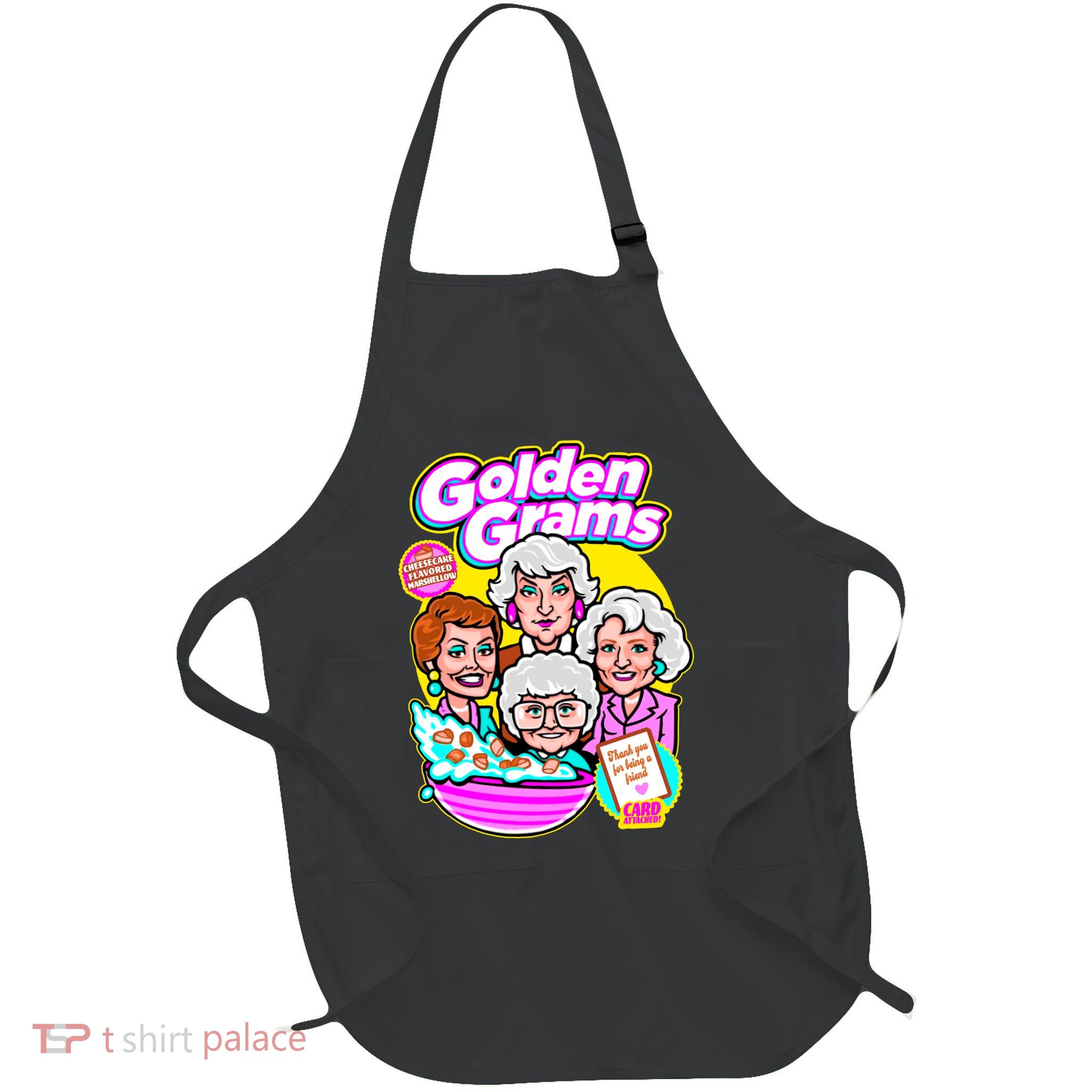 Golden Grams Cereal Full-Length Apron With Pockets