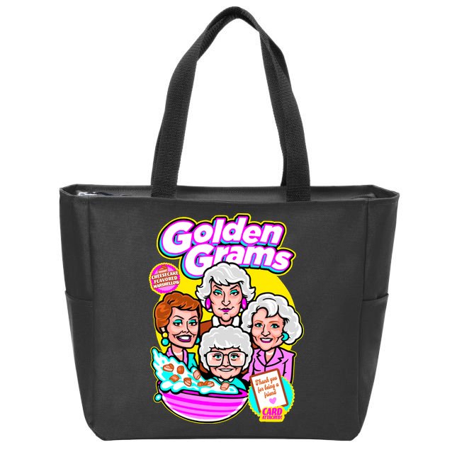 Golden Grams Cereal Zip Tote Bag