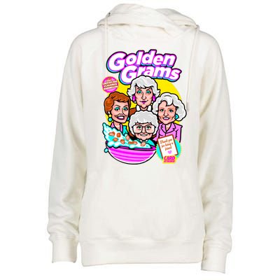 Golden Grams Cereal Womens Funnel Neck Pullover Hood