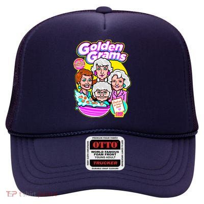 Golden Grams Cereal High Crown Mesh Back Trucker Hat