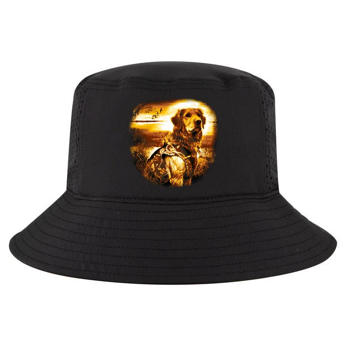 Golden Hunter Retriever Dog Cool Comfort Performance Bucket Hat